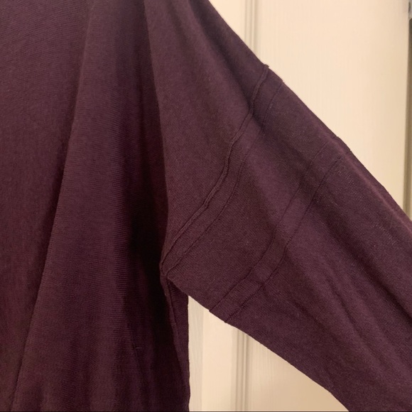 Eggplant purple Old Navy light tunic sweater - Picture 4 of 6